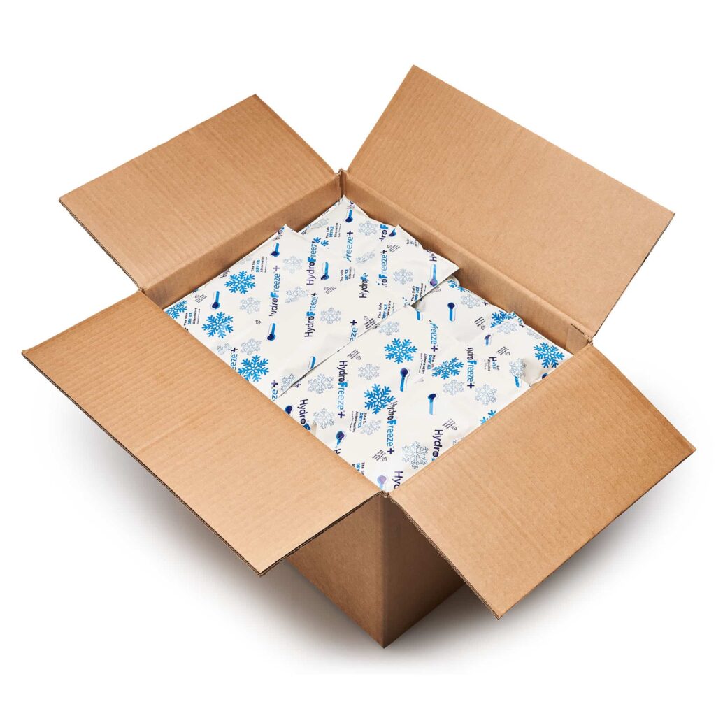 HydroFreeze+ Ice Pack featuring two pockets, weighing 660g, designed for optimal cooling performance, isolated on a white background.