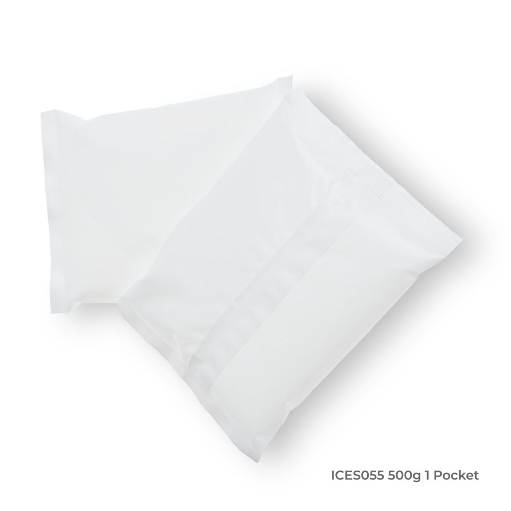 Hydropac Gel Ice Packs in a convenient 500g size, featuring a durable design for effective cooling, displayed against a clean white background.