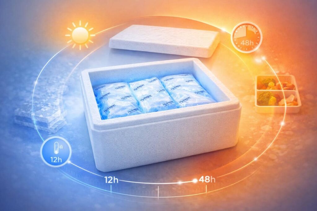 How long do ice packs last in transit