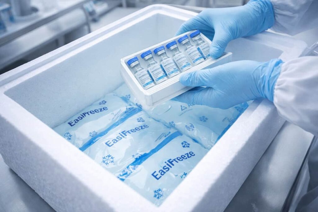 Passive vs active systems in pharmaceutical logistics