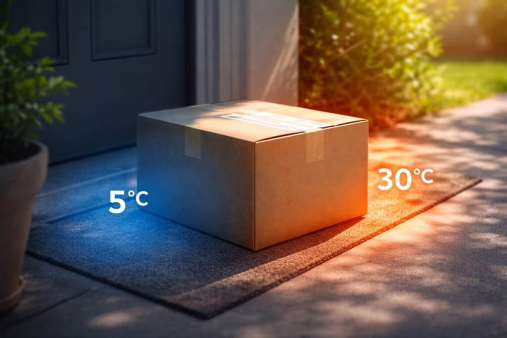 Preventing temperature excursions in chilled distribution